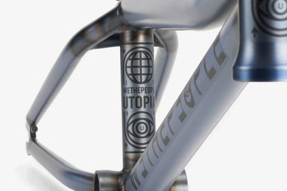 We The People BMX Flatland We The People Utopia Flatland Frame Matt Trans Steel Grey