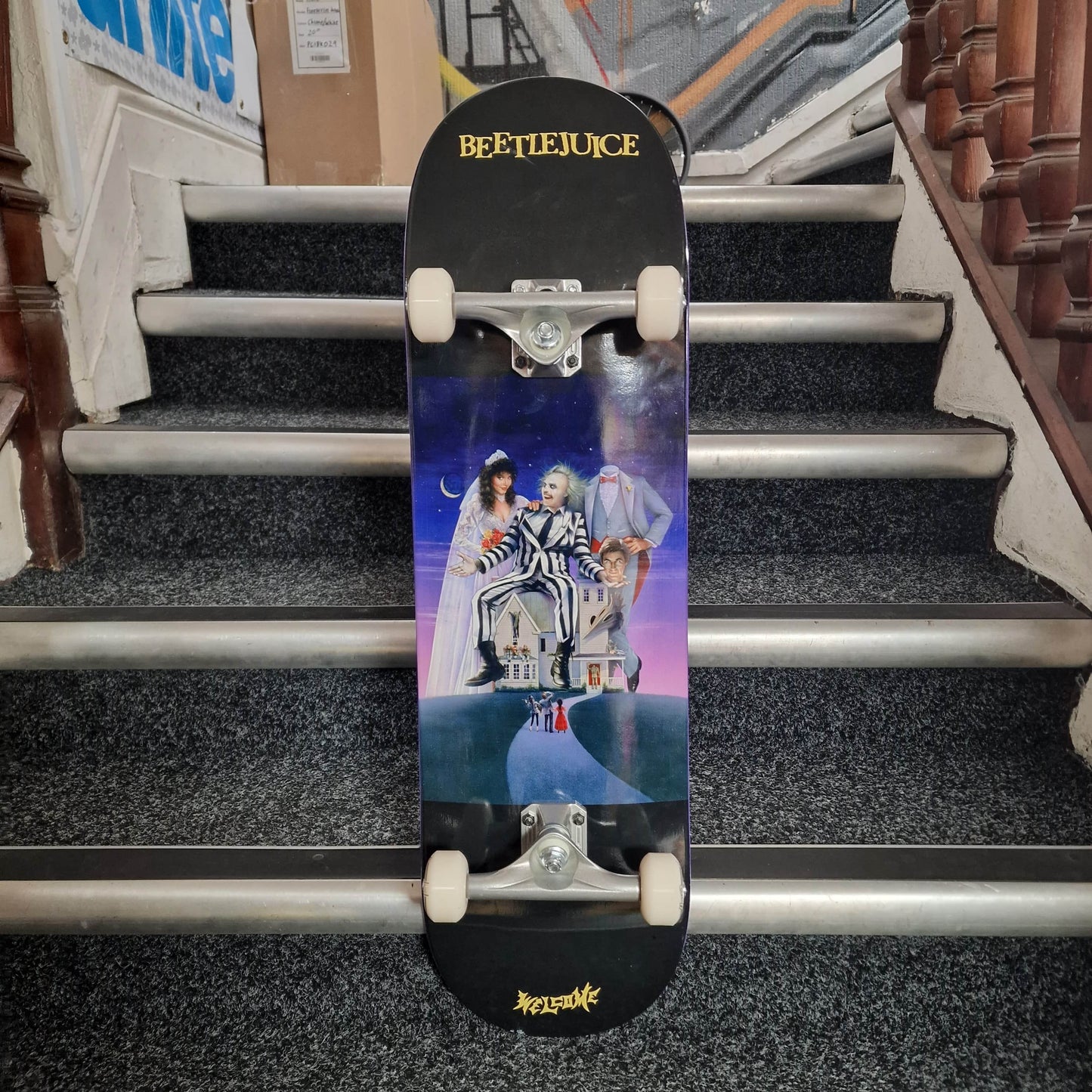 Welcome Skateboards 9.00 Welcome Beetlejuice 9.0" Custom Complete Skateboard Slight Seconds