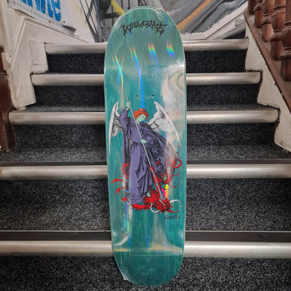 Welcome Skateboards 8.8 Welcome Garcia Spear Son of Boline Teal Stain/Prism Foil 8.8" Skateboard Deck