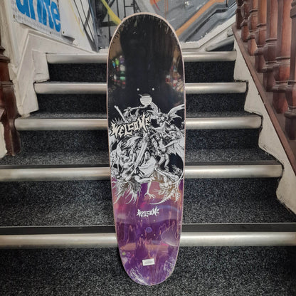 Welcome Skateboards 8.8 Welcome Garcia Spear Son of Boline Teal Stain/Prism Foil 8.8" Skateboard Deck