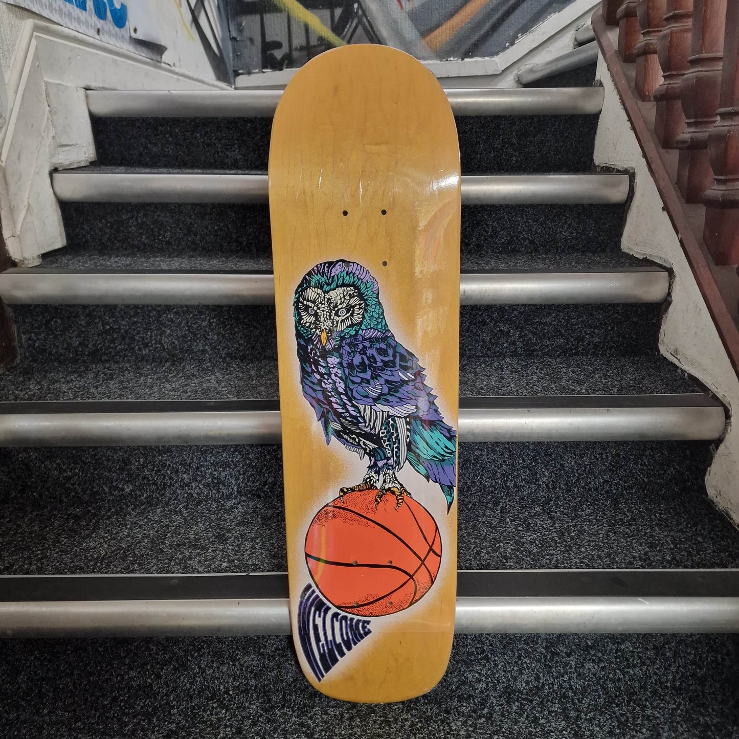 Welcome Skateboards 8.0 Welcome Hooter Shooter on Bunyip 8.00" Skateboard Deck