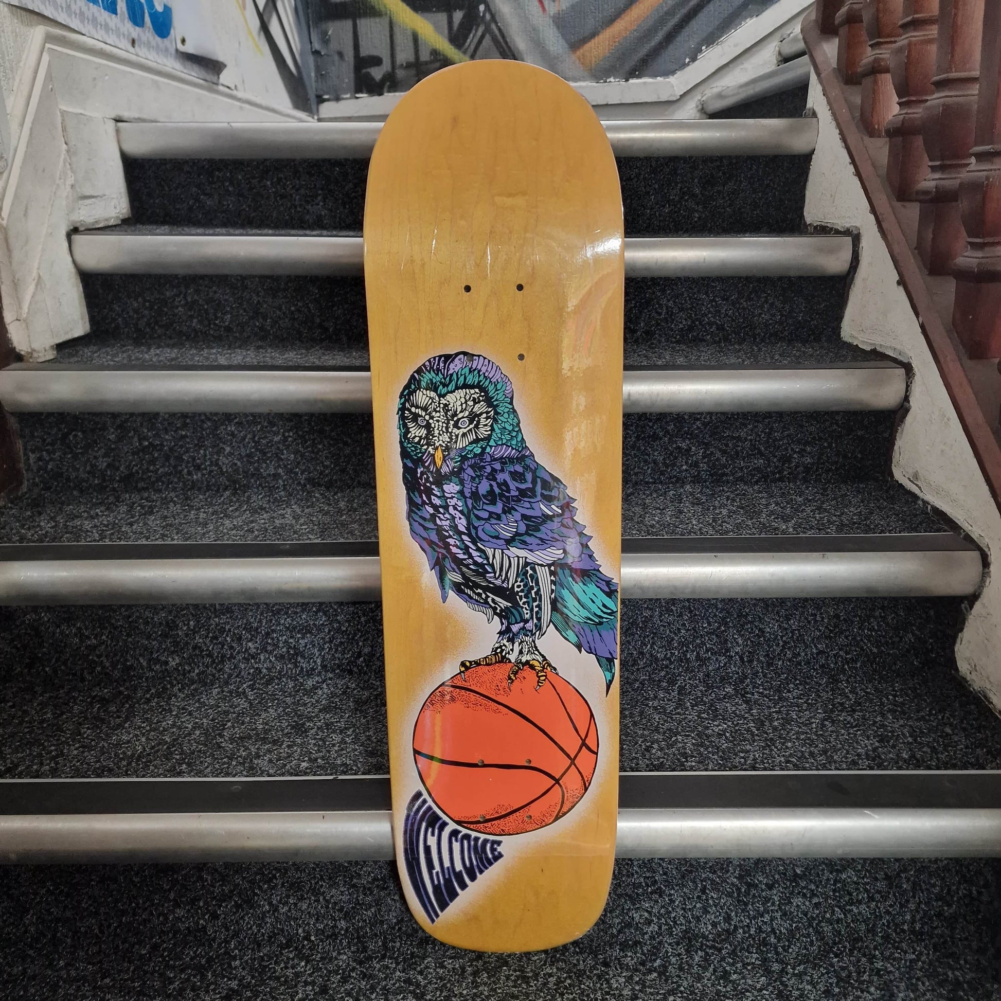 Welcome Skateboards 8.0 Welcome Hooter Shooter on Bunyip 8.00" Skateboard Deck