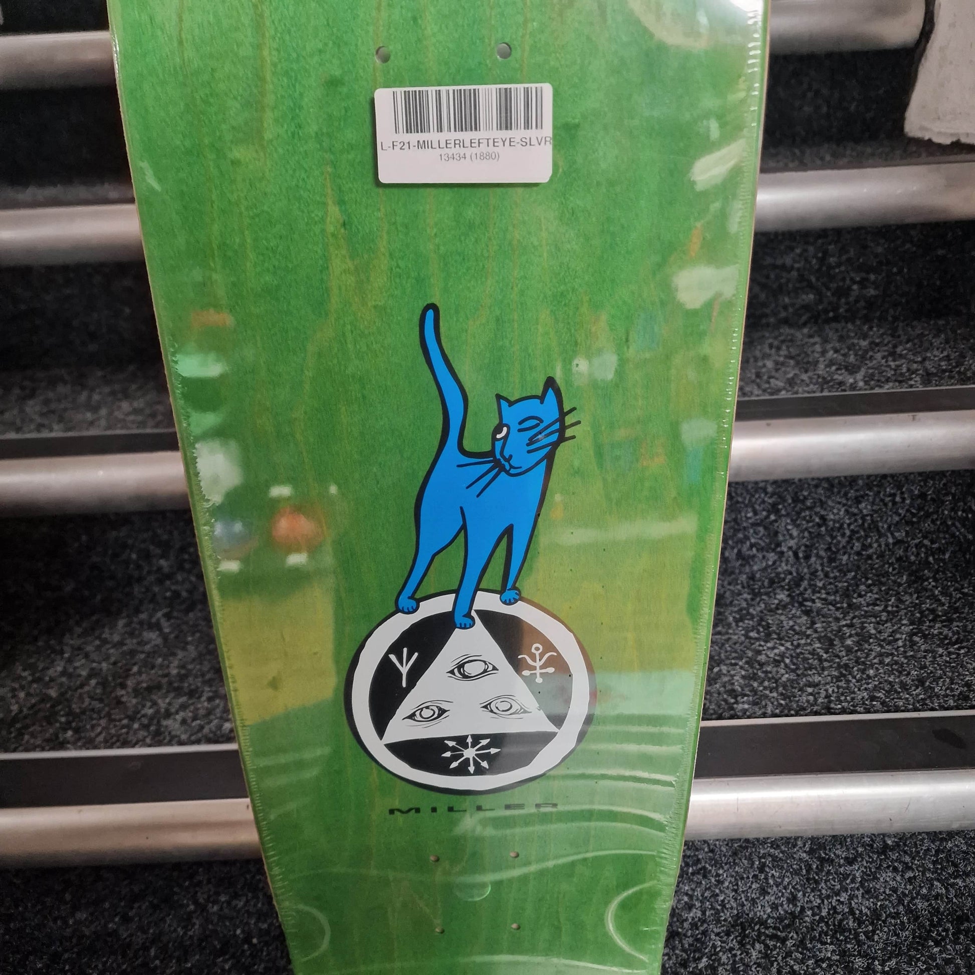 Welcome Skateboards 8.72 Welcome Miller Left Eye on Catblood 2.0 8.72" Skateboard Deck