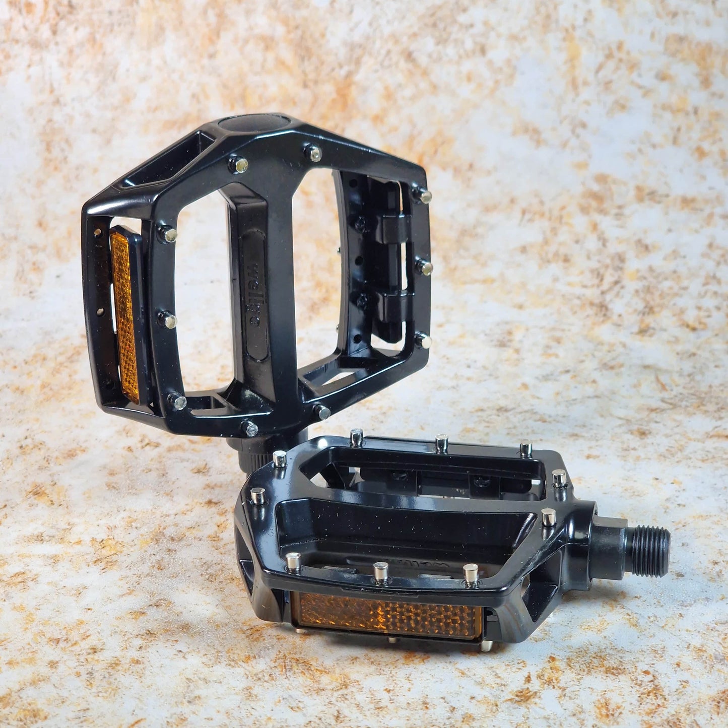 Wellgo Old School BMX 9/16" / Black Wellgo LU313 Alloy Platform Pedals