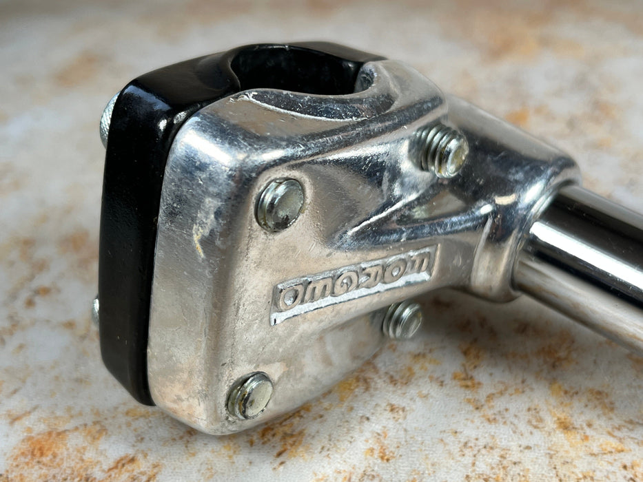 Whitefield Old School BMX Silver / Black Whitefield Alloy Stem NOS