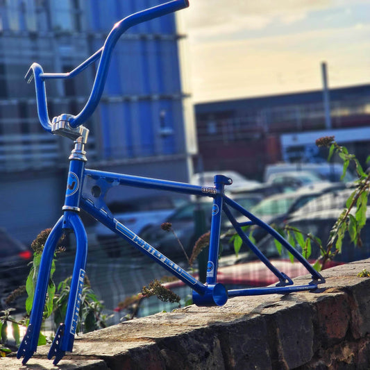 Whitefield Old School BMX Whitefield Expert Frame Fork Bars Kit Candy Blue