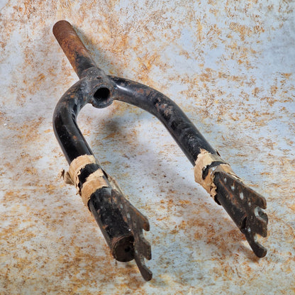 Whitefield Old School BMX Black Dual Dropouts Whitefield Pro Old School 1" Threaded Forks NOS Survivor