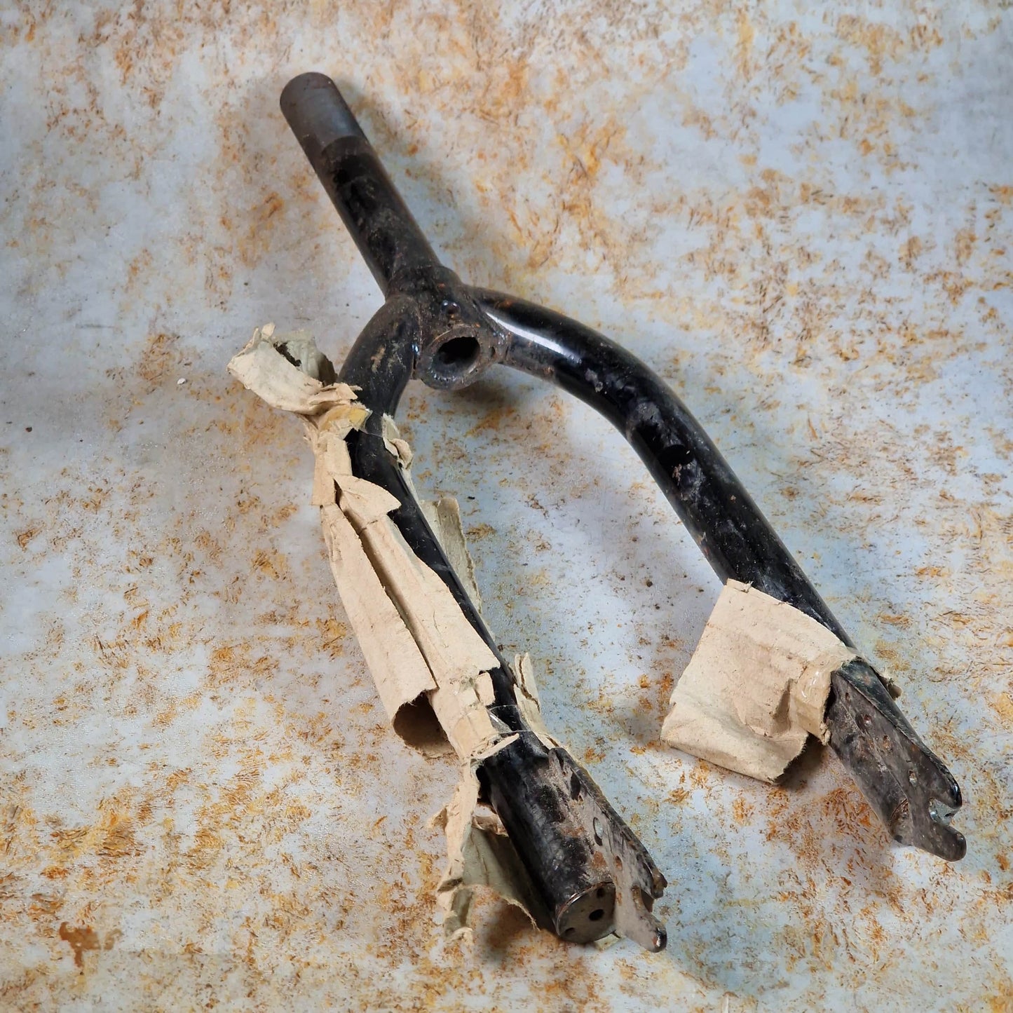 Whitefield Old School BMX Black Whitefield Pro Old School 1" Threaded Forks NOS Survivor