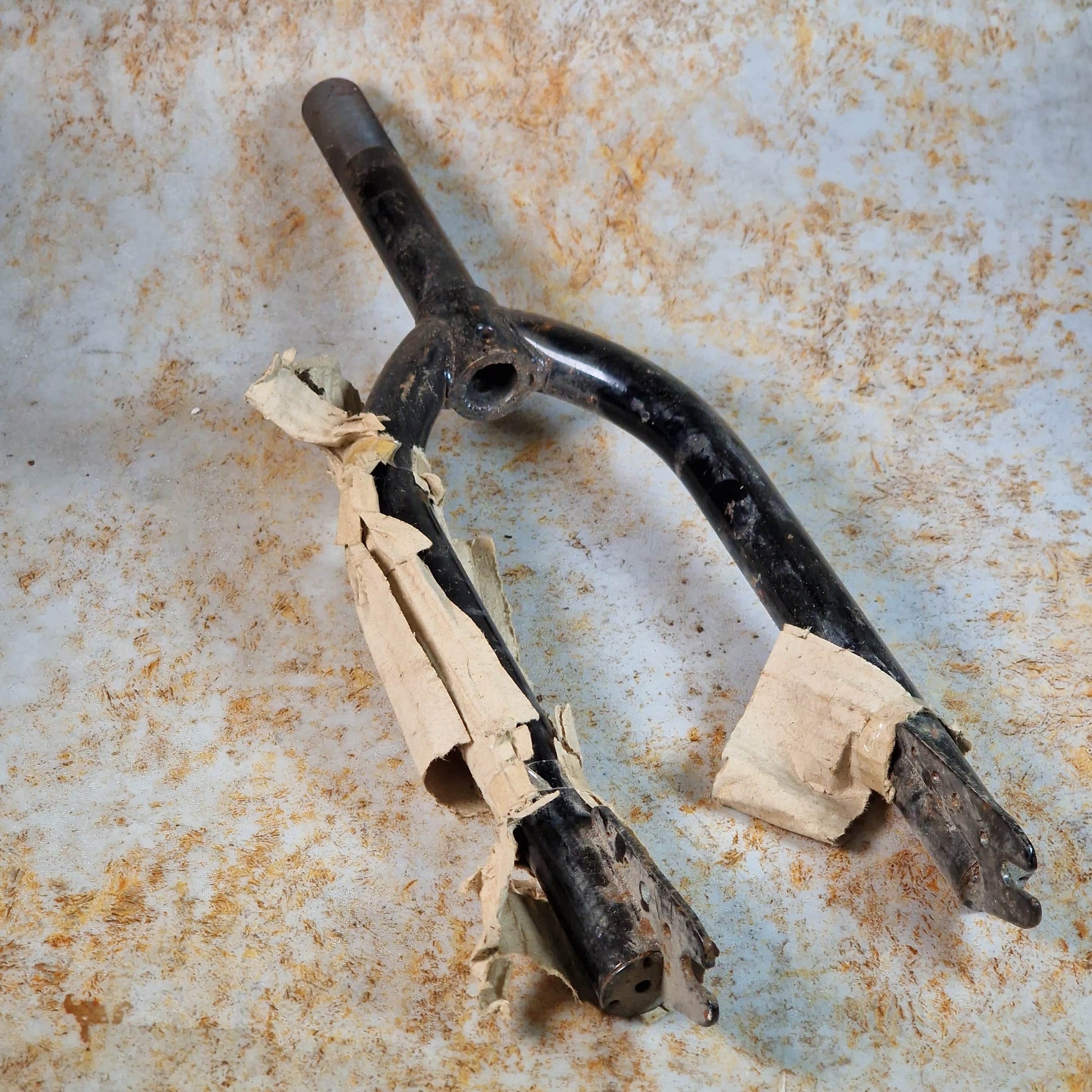 Whitefield Old School BMX Black Whitefield Pro Old School 1" Threaded Forks NOS Survivor