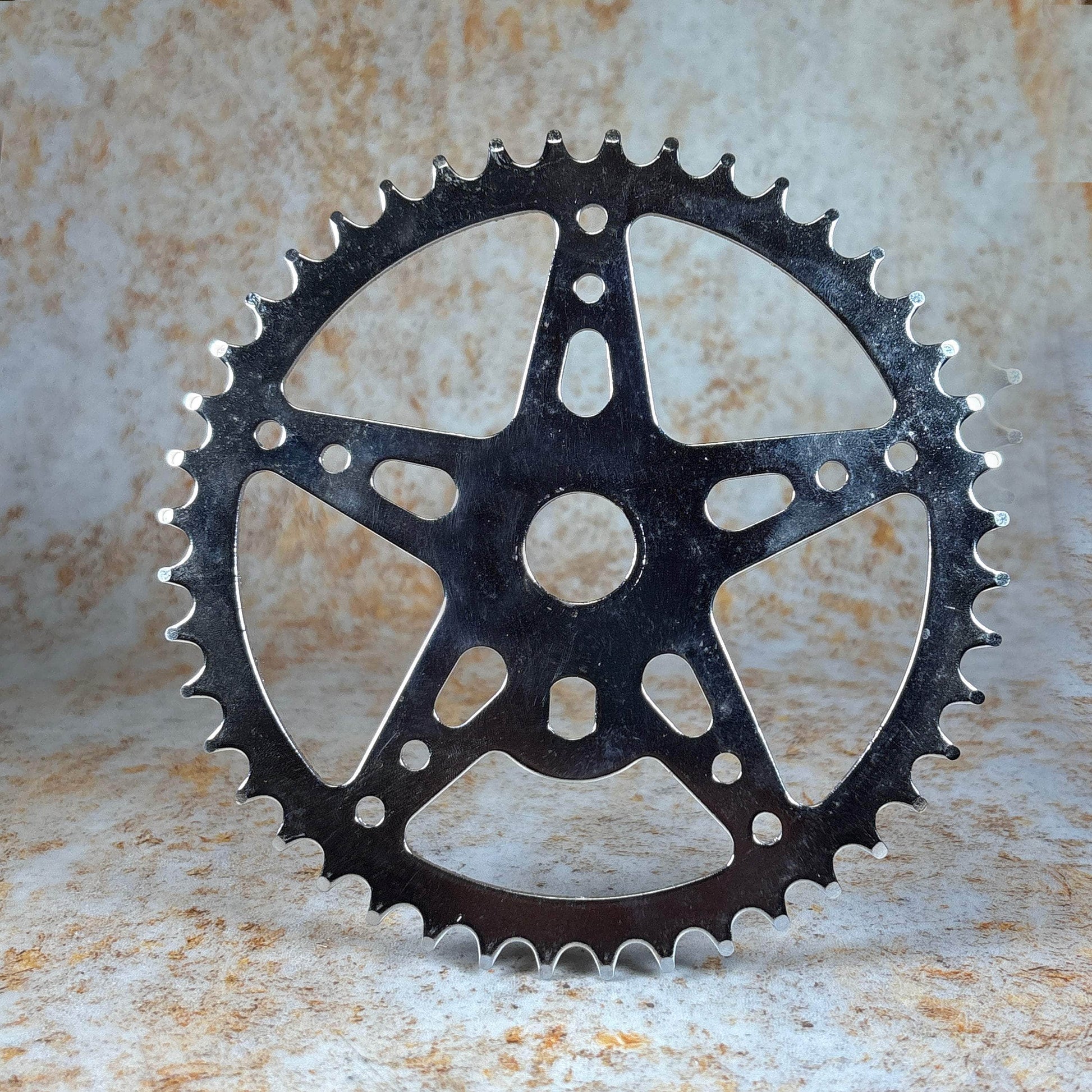 Whitefield Old School BMX Chrome / 44T Whitefield Steel Chainwheel Chrome 44T NOS