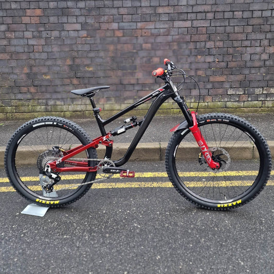 Zink Bike Bikes Zink Bikes x TLD VACAY Custom Full Suspension Mountain Bike Black / Red