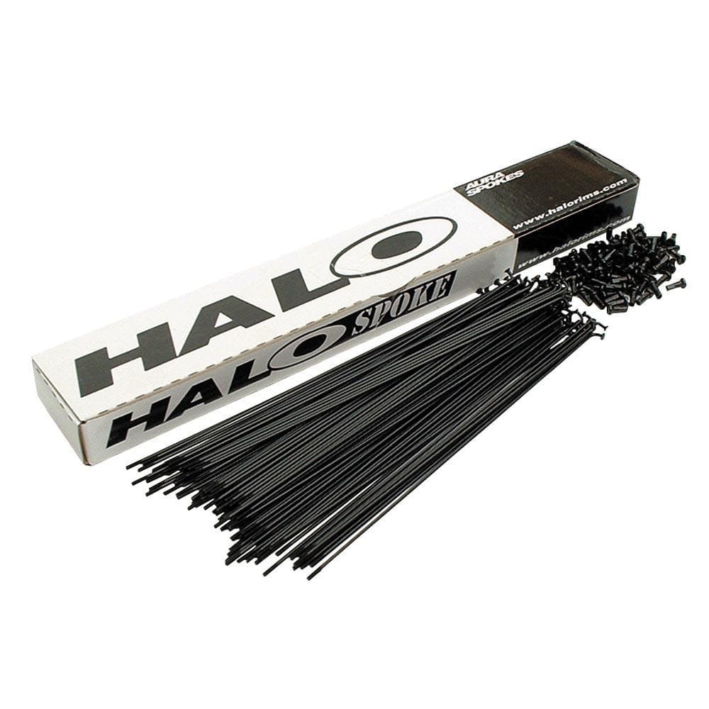 Halo BMX Parts 100 Halo Double Butted BMX Spokes Black