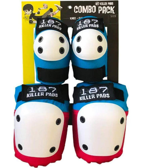 187 Protection 187 Killer Pads Combo Pad Set Knee and Elbow