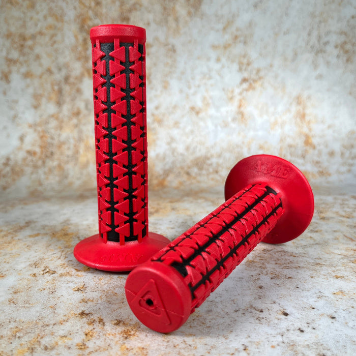 A'ME Old School BMX Red over Black A'ME BMX Dual Grips