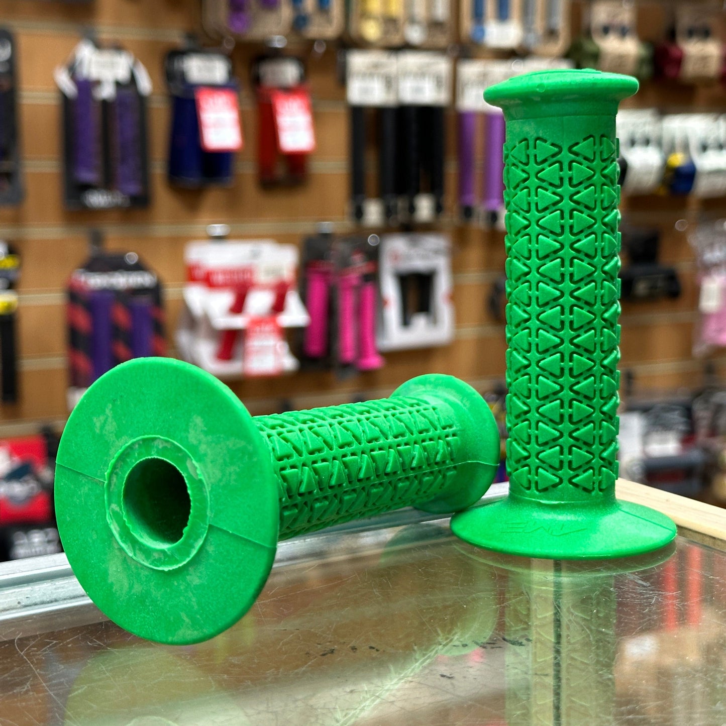 A'ME Old School BMX Green A'ME BMX Round Grips