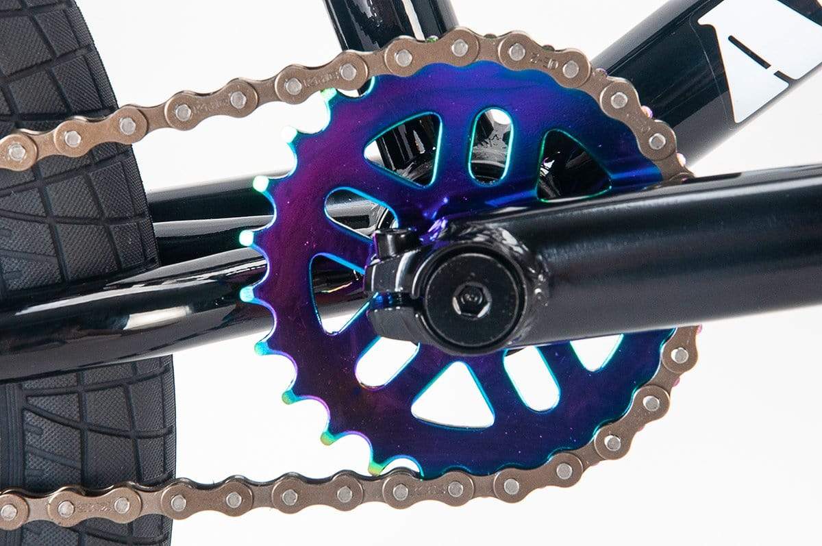 Academy BMX Bikes Academy 2021 Entrant 20 Inch Bike Gloss Black/Rainbow