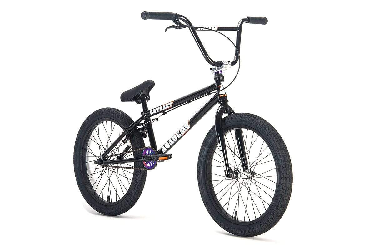 Academy BMX Bikes Academy 2021 Entrant 20 Inch Bike Gloss Black/Rainbow