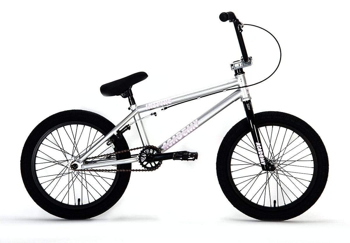 Academy BMX Bikes Academy 2021 Inspire 18 Inch Bike Silver/Black