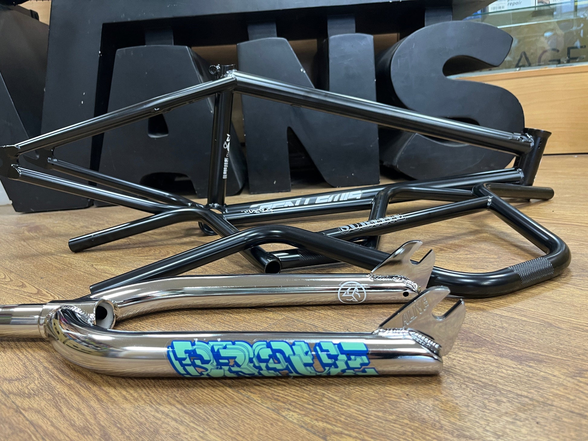 Alive Industry BMX Parts Alive Industry LPL Ben Lewis Signature Frame ED Black