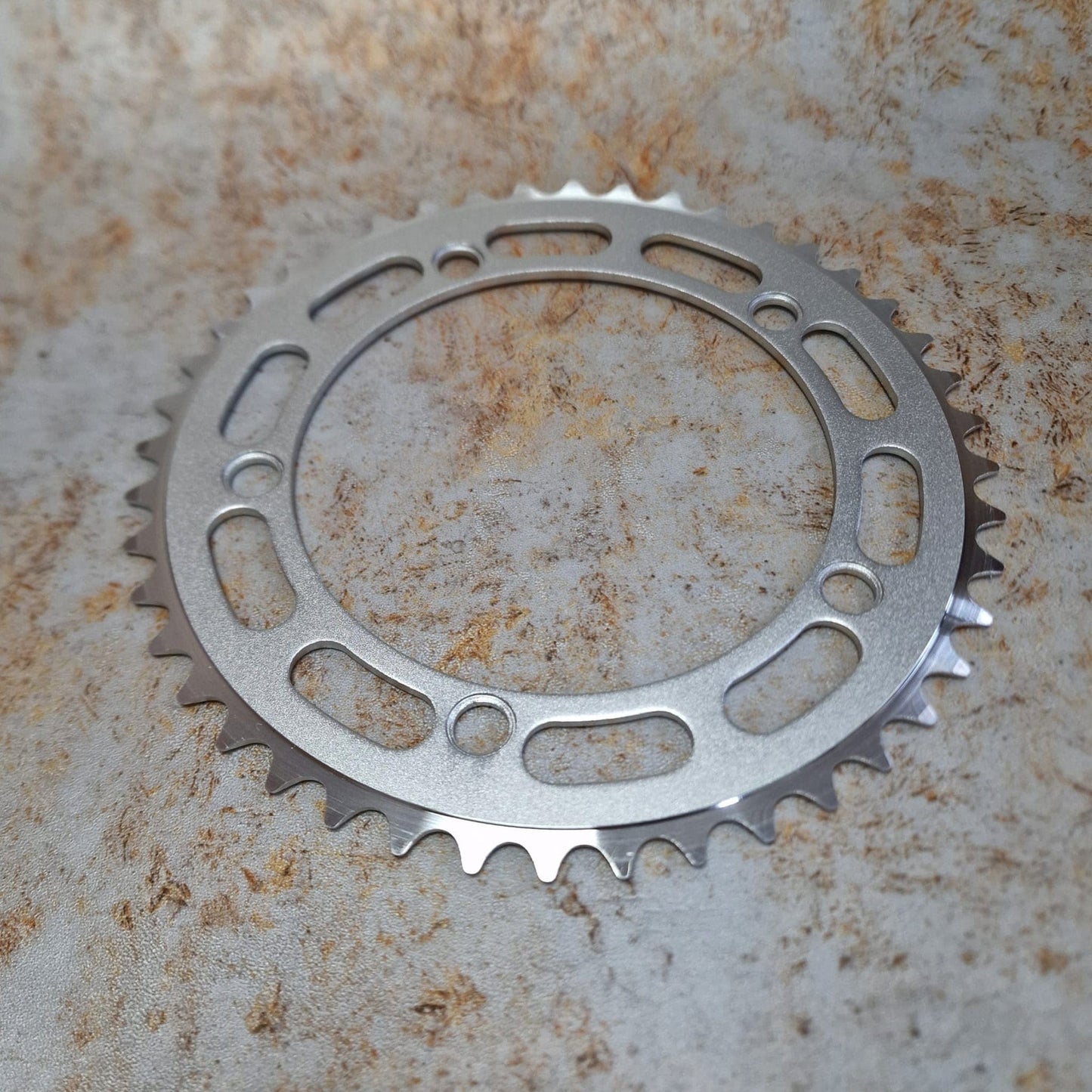 Alans BMX Old School BMX Silver / 44T Alloy 5 Bolt 130 BCD Chainring