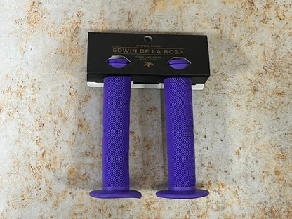 Animal Bikes BMX Parts Purple Animal Bikes Edwin Grips with Flange