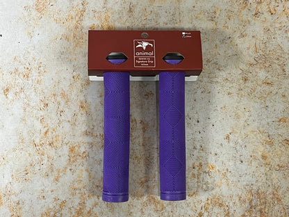 Animal Bikes BMX Parts Purple Animal Bikes Edwin V2 Flangeless Grips