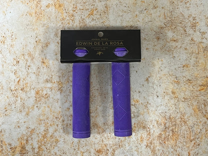 Animal Bikes BMX Parts Purple Animal Bikes Flangeless Edwin Grips