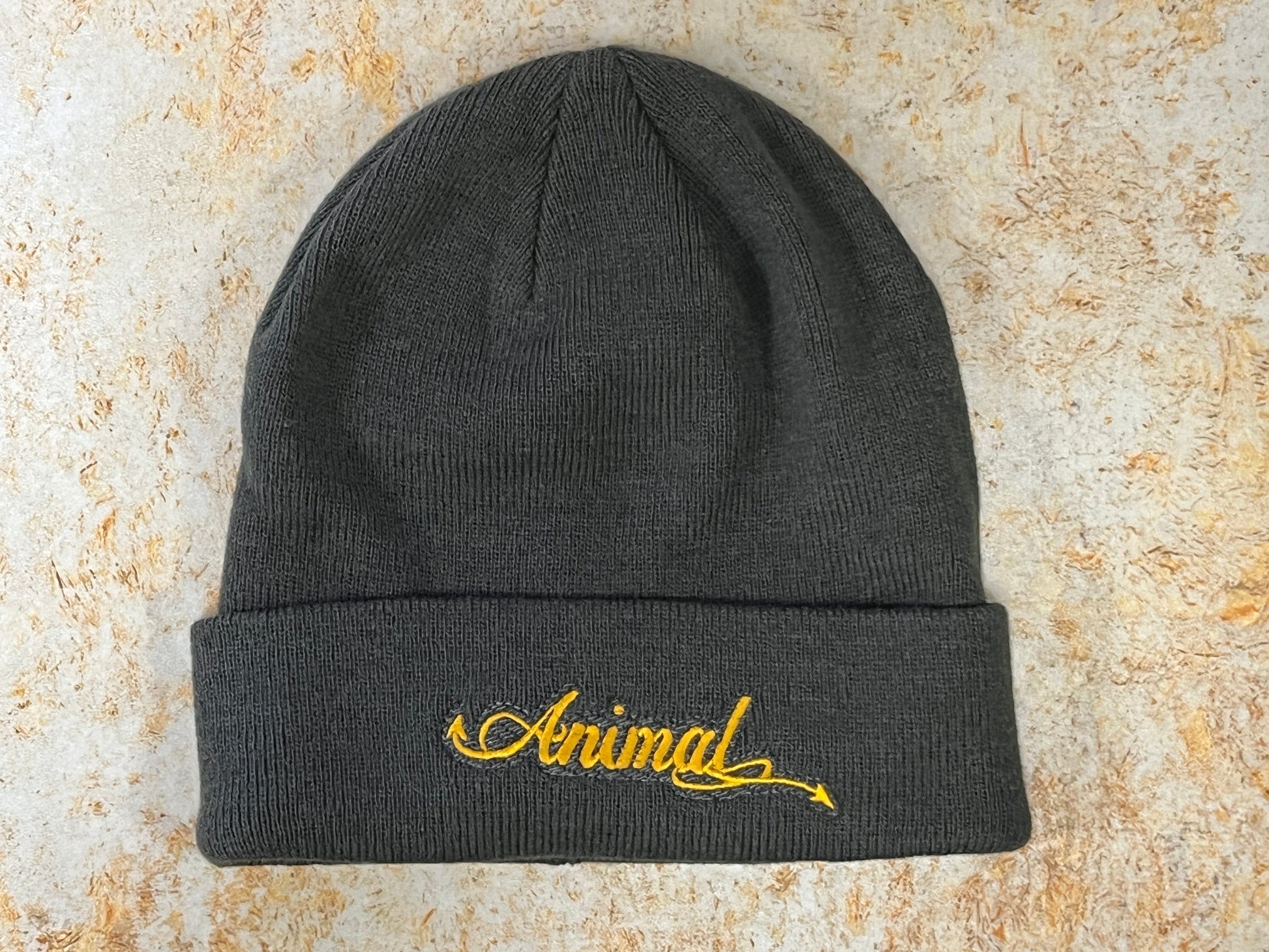 Animal Bikes Clothing & Shoes Grey Animal Bikes Tails Beanie