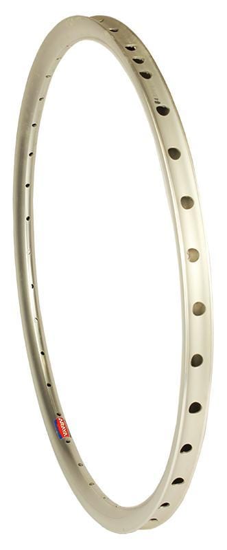 Araya BMX Racing Araya Aero ADX 7W Mini Race Rim for Sew-Up Tyres Silver