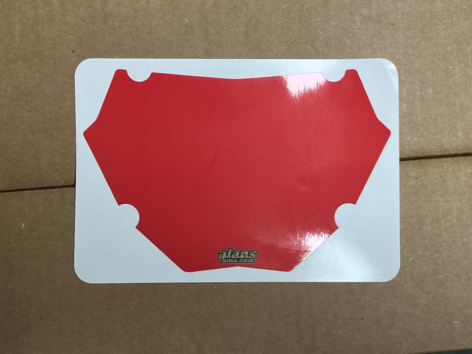 Bmx Racing Number Plate Moto 1 BMX Race Number Plate with Name and Number | Alans BMX