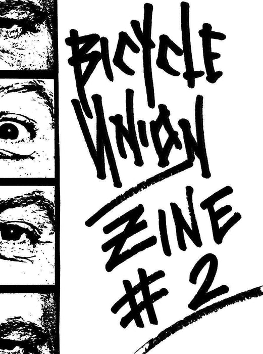 Bicycle Union Clothing & Shoes Bicycle Union Limited Edition Zine T-Shirt with Issue 1&2 Black