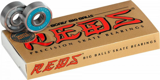 Bones Skateboard Bearings Big Balls Reds 8 Pack