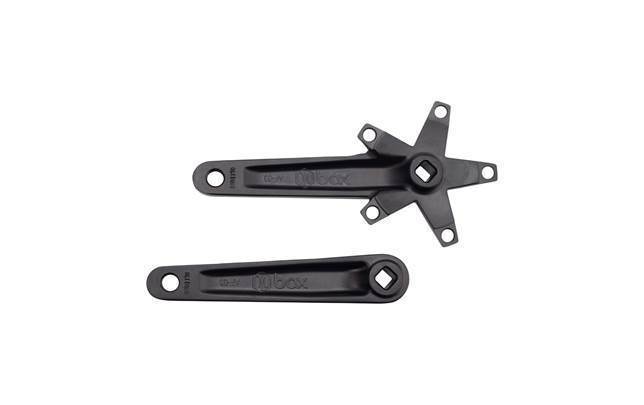 Box BMX Racing Box Five Square Taper Alloy Race Cranks Black