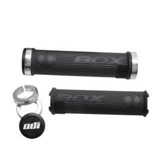 Box BMX Parts 120mm / BLK/RED Box x ODI Hex Lock-On Grips Black/Silver