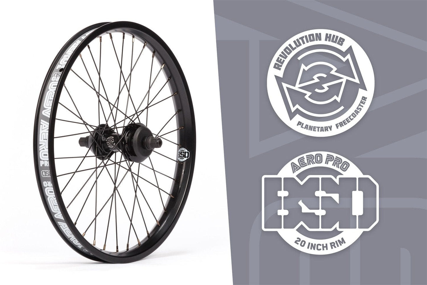 BSD BMX Parts BSD Aero Pro Revolution Rear Freecoaster Wheel