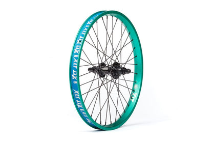 BSD BMX Parts Teal / RHD BSD Back Street Pro x XLT Male Rear Cassette Wheel