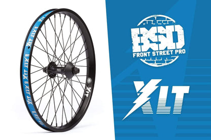 BSD BMX Parts BSD Front Street Pro x XLT Front Wheel with Hubguards