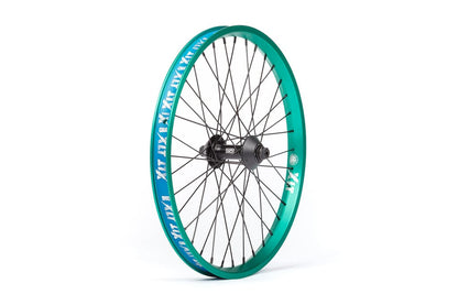 BSD BMX Parts Teal BSD Front Street Pro x XLT Front Wheel with Hubguards