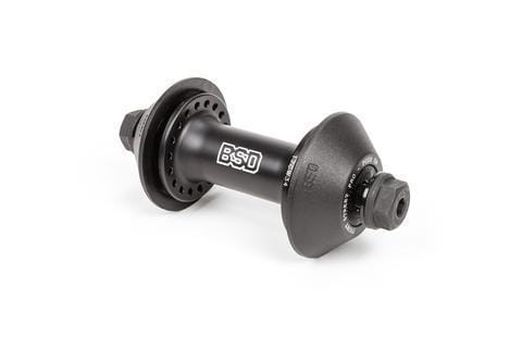 BSD BMX Parts Black BSD Street Pro Front Hub with Hubguards