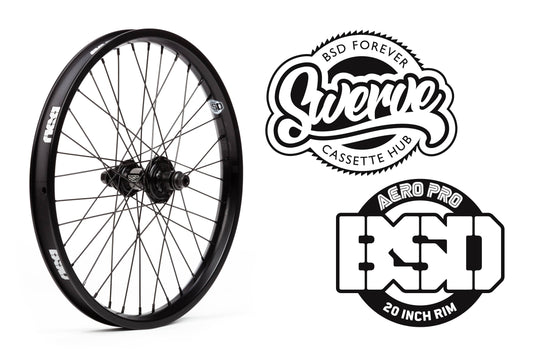 BSD BMX Parts BSD Swerve X Aero Pro Rear Cassette Wheel