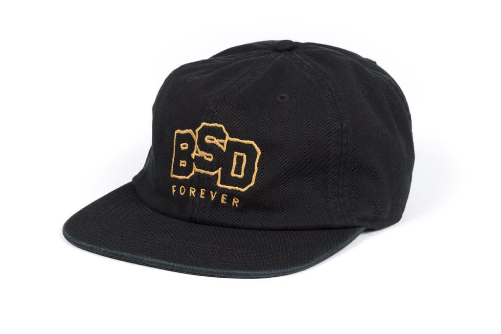 BSD Clothing & Shoes Black BSD Wobbler 6 Panel Cap