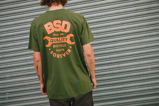 BSD Clothing & Shoes BSD Workshop T-Shirt Surplus Green