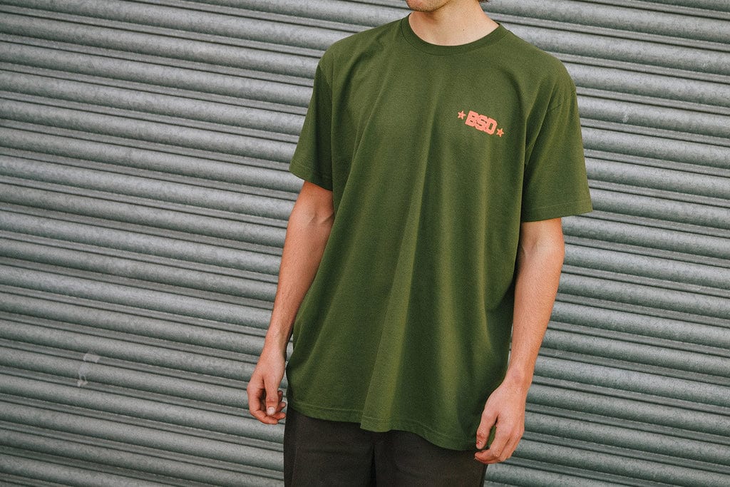 BSD Clothing & Shoes BSD Workshop T-Shirt Surplus Green