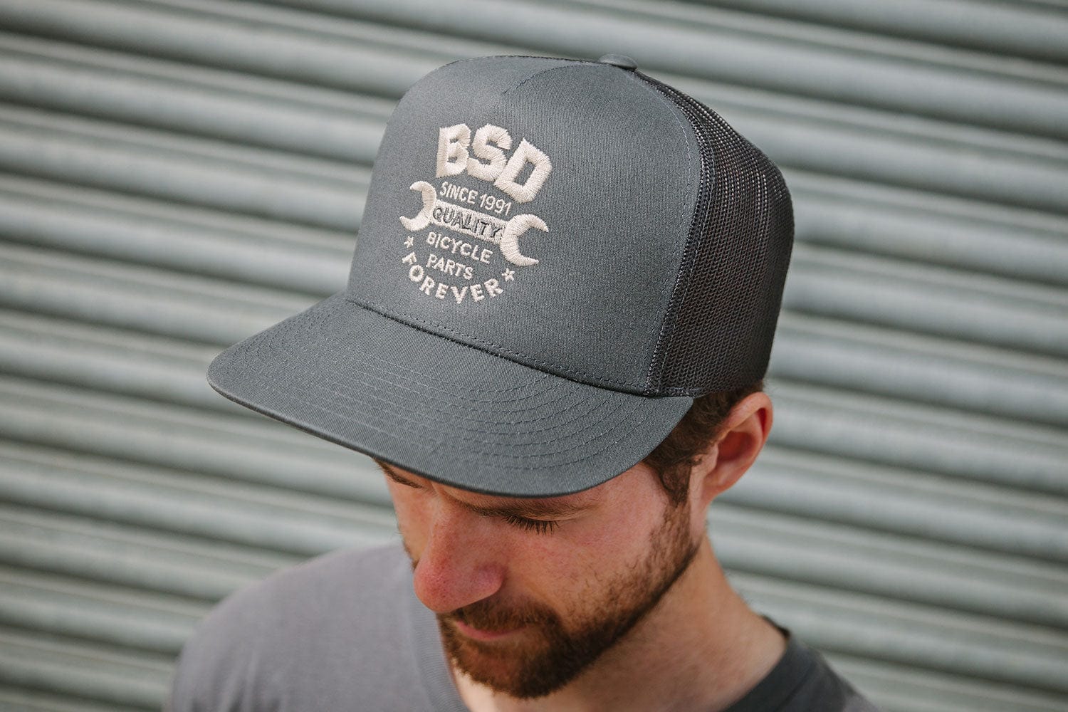 BSD Clothing & Shoes Grey BSD Workshop Trucker Cap