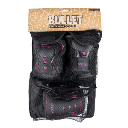 Bullet Protection Bullet Triple V2 Junior Padset Black/Pink