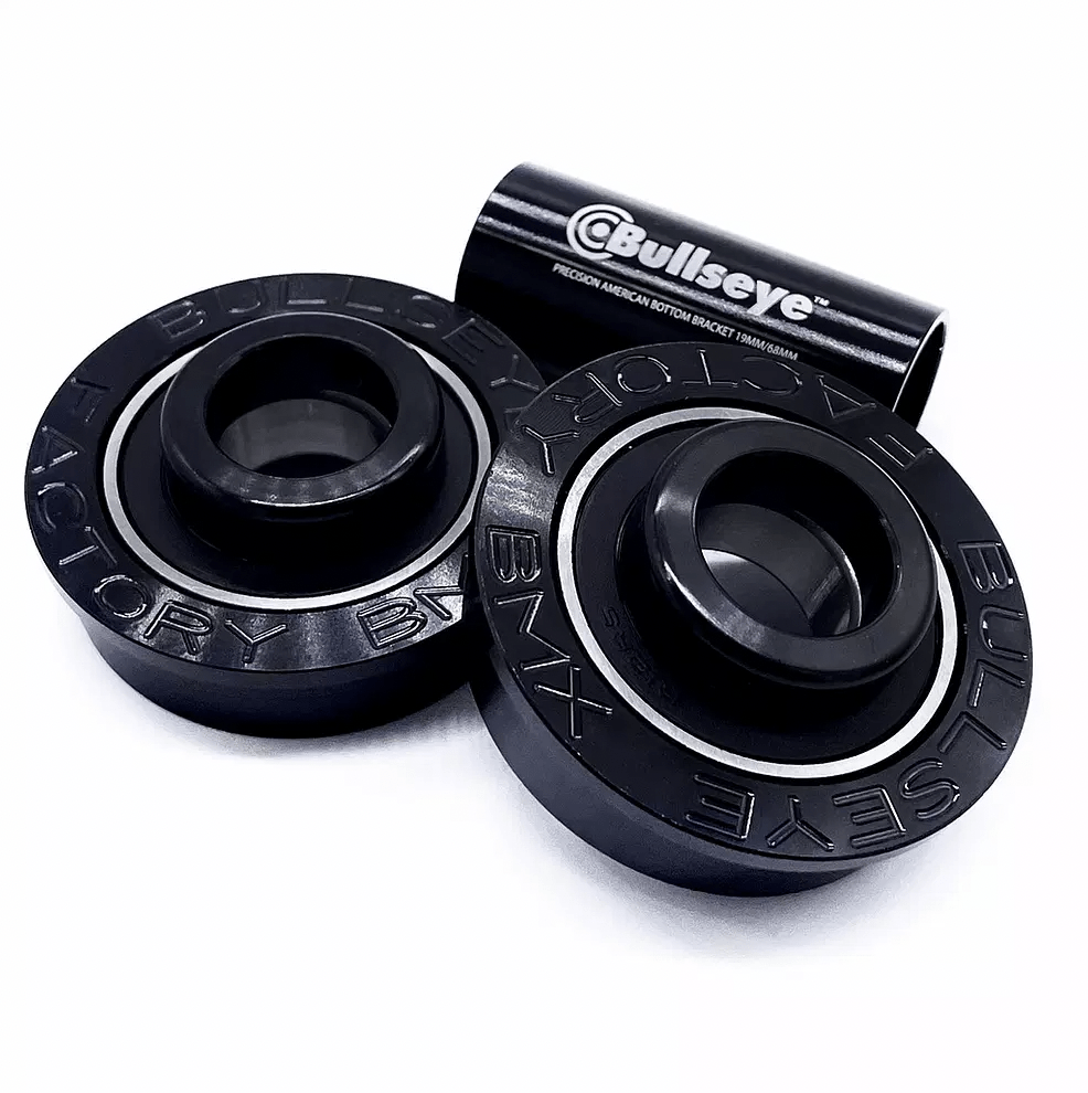 Bullseye Old School BMX Black Bullseye Billet American Bottom Bracket