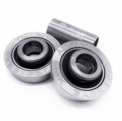 Bullseye Old School BMX Polished Bullseye Billet American Bottom Bracket