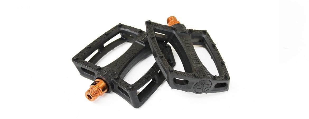 Colony BMX Parts Black w/ Copper Axle Colony Fantastic Plastic Pedals