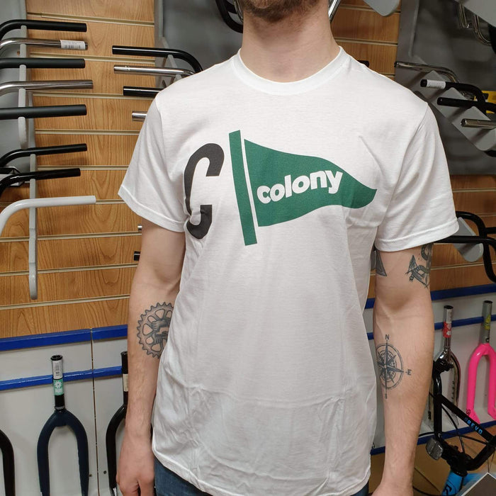 Colony Clothing & Shoes Colony Flag T-shirt White