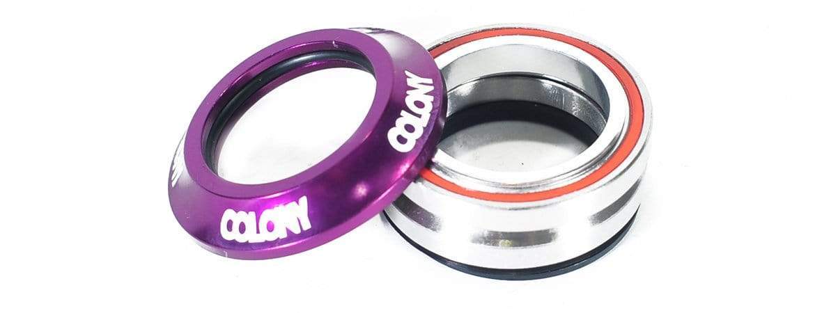 Colony BMX Parts Purple Colony Integrated Headset